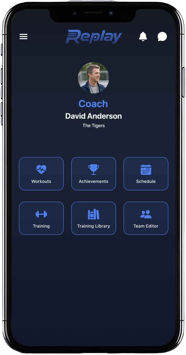 Replay Sports coach app render