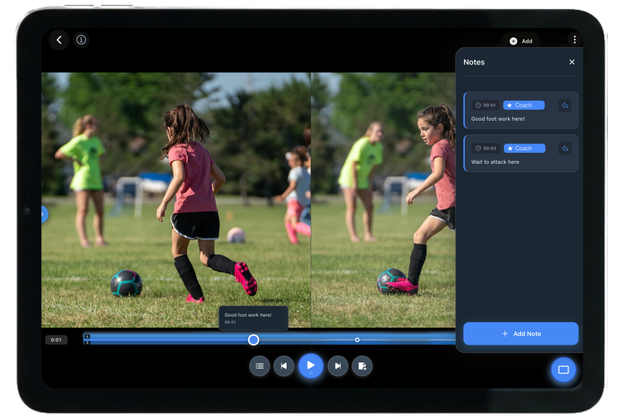 Replay Sports iPad app render