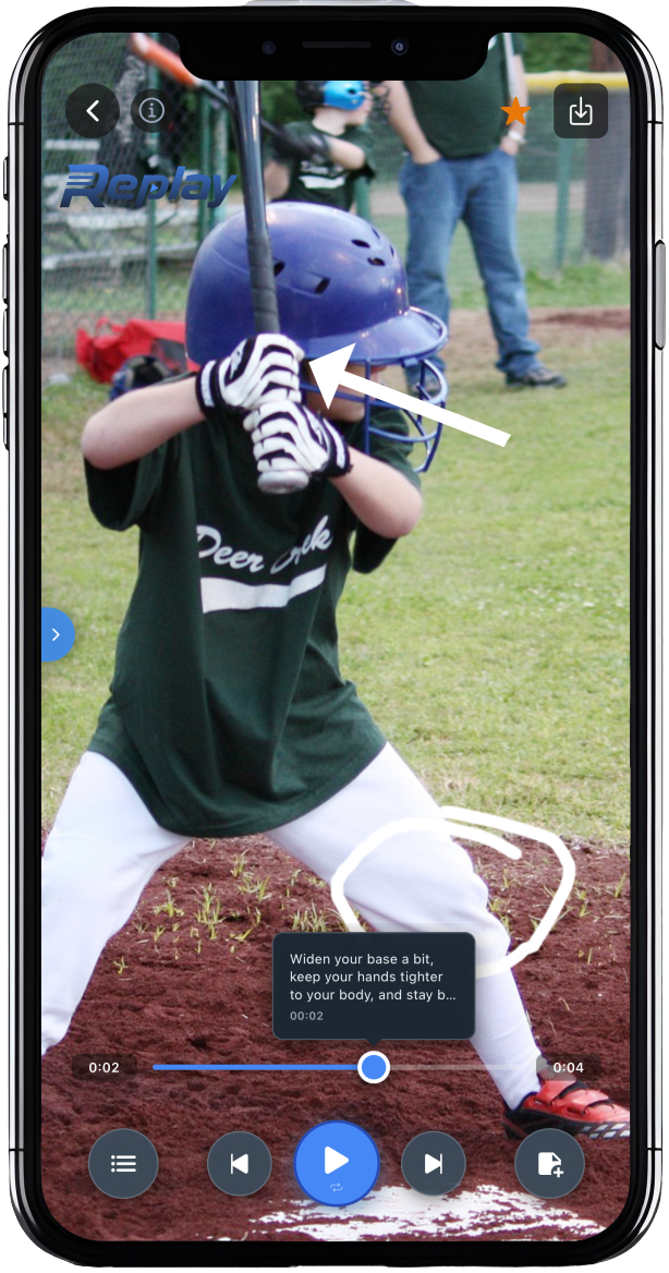 Replay Sports athlete app render